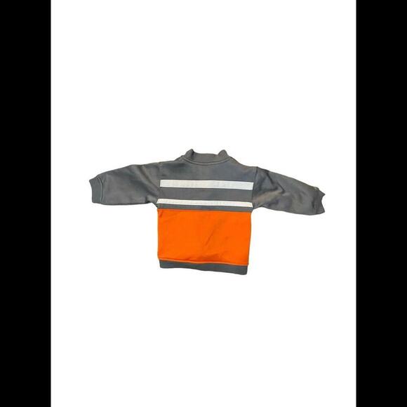 Nike Toddler Orange/gray Zip Track Jacket Kids 3T Boys Girls k 107 - Picture 2 of 2